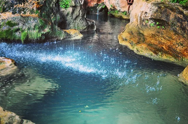 amazing lake in paradise valey morocco