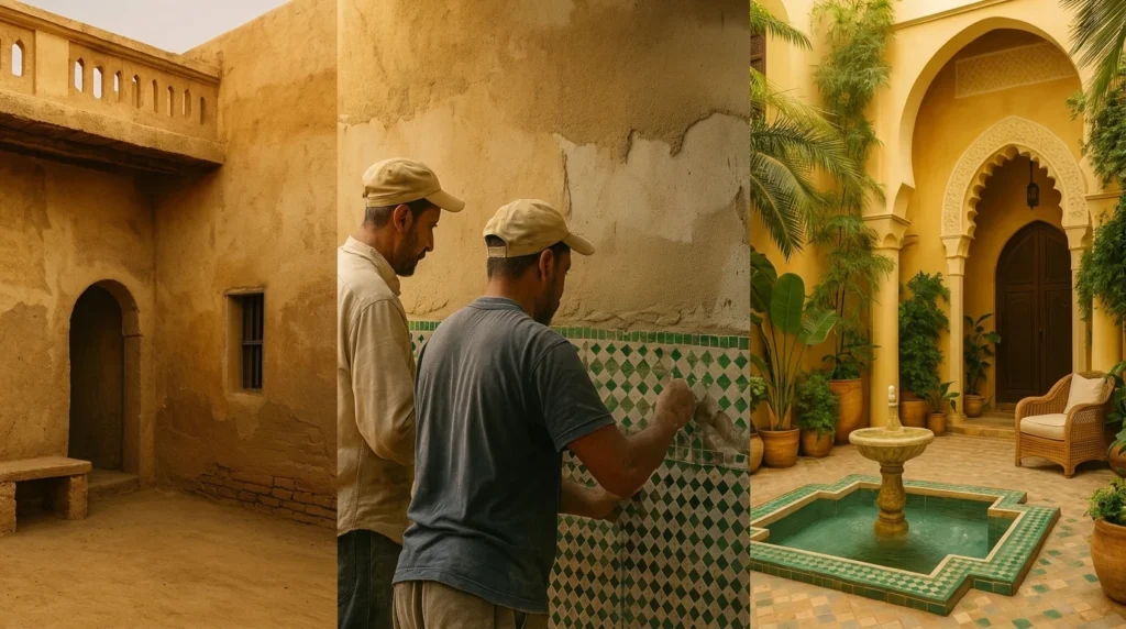 moroccan riad history construction