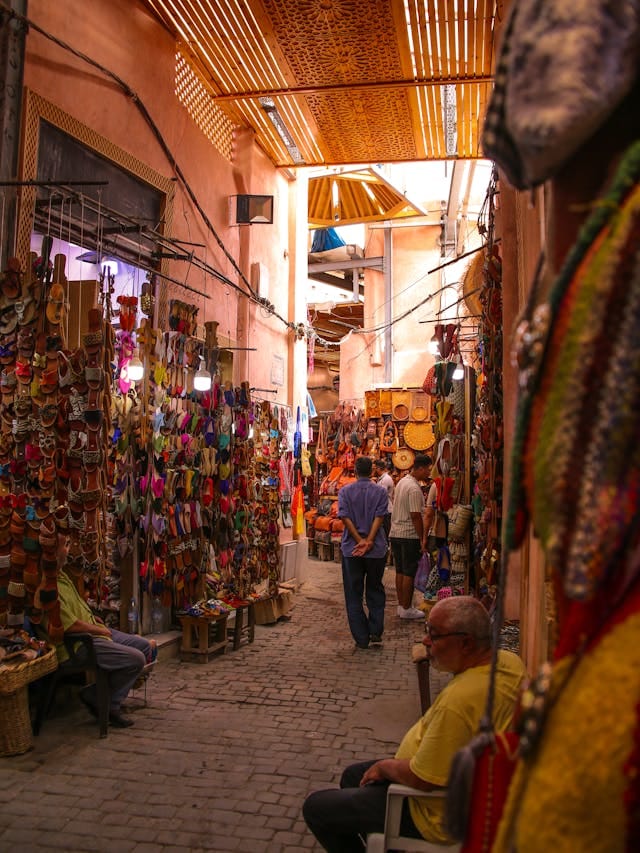 marrakech historical commercial hub