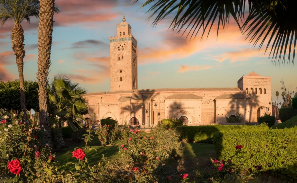 koutoubia menaret, a view from islan garden